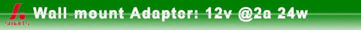 us uk plug-in 12v dc 24w 2a switching power adapter for cctv