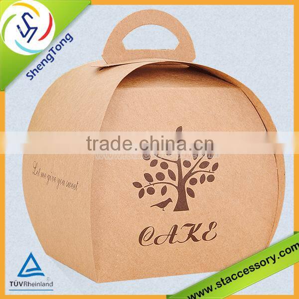 new design high quality recycled kraft paper box