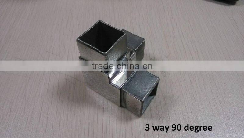 304 316 stainless steel round steel tube connectors