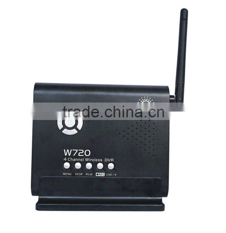 2.4ghz wireless secure eye dvr kit, W720