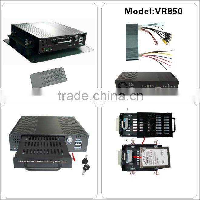 4 ch h.264 Mobile DVR with USB mouse control mode