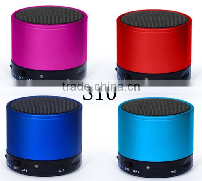 Factory Sale 2015 New Design Portable Mini Bluetooth Speaker with Flash Light