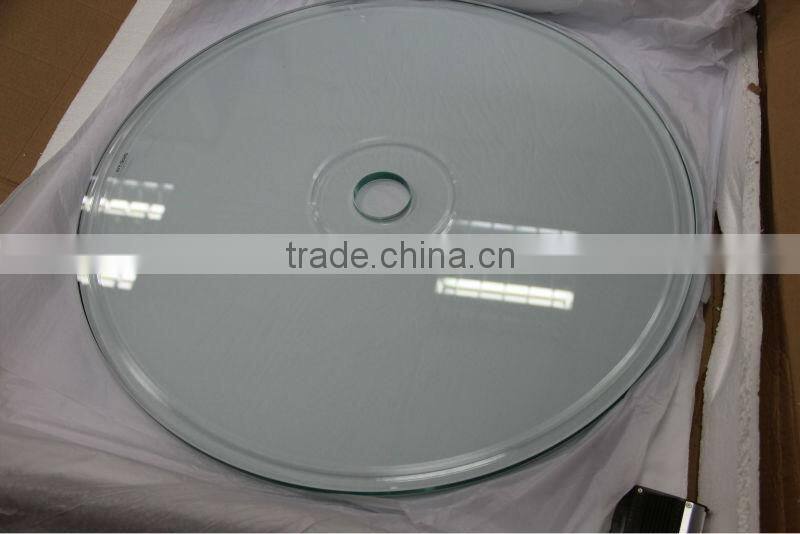 Glass top with metal connection with EN12150 certificate