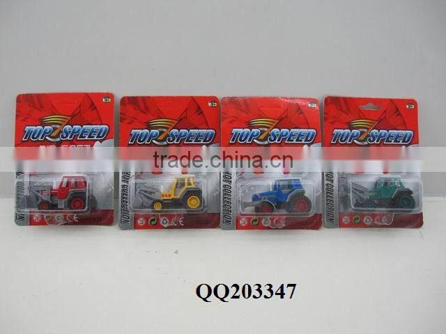 Mini free wheel die cast construction truck