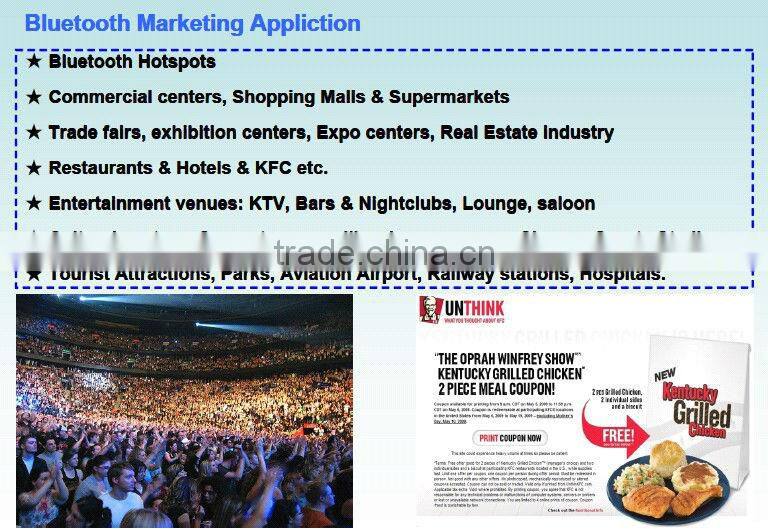 Mobile Marketing/Bluetooth WiFi Ads Routers-BTW14