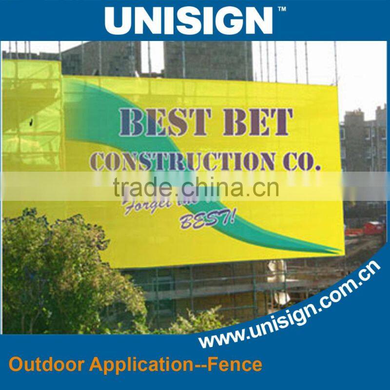 Unisign Good quality advertisement banner printing material mesh banner material