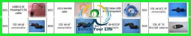 latest USB AM to AF retractable cable