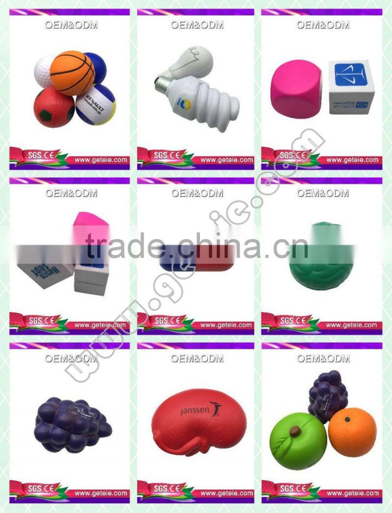 Promotional Gift PU Foam Antique Gift Orange