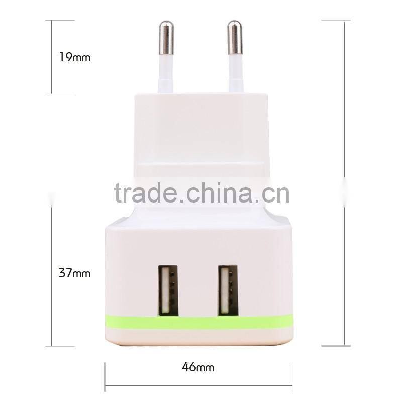 Phone Accessories Consumer Electronics Dual USB Mobile Travel Charger