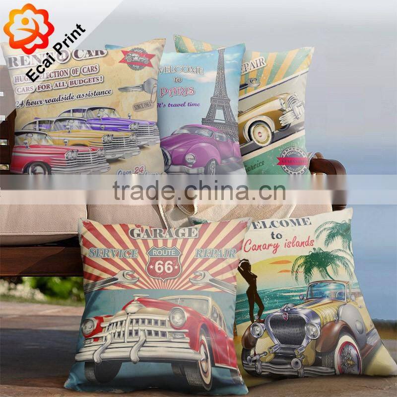 2016 factory price colors faleless custom made Cushion Cover with designs