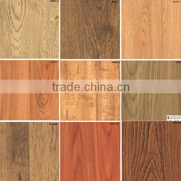 Wax edge waterproof laminated wooden flooring indoor flooring collection