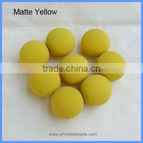 18mm Matte Round Copper Sound Bell Ball Beads For Hollow Chime Box Angel Cage Pendant Pregnancy Necklace BASB-M18mm