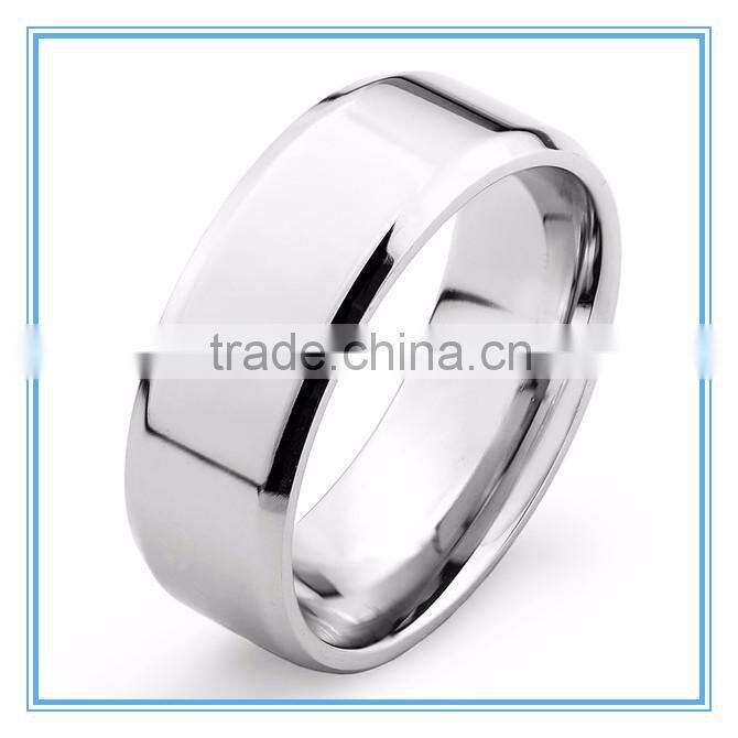 PERSONALIZED STAINLESS STEEL black ring