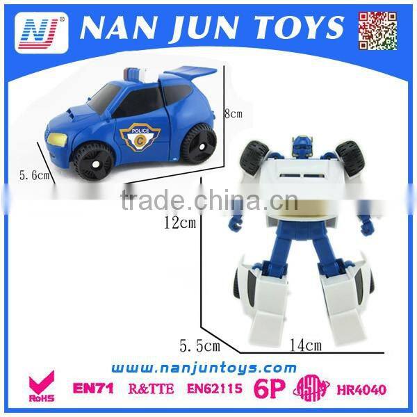 Wholesale Cheap High Quality Plastic car transform robot toy for kids