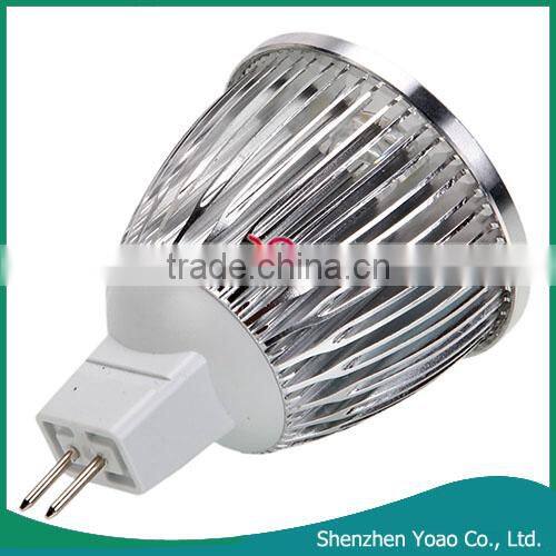 GU5.3 MR16 5x1W 12V 500LM 6000k White Light LED Sport Light