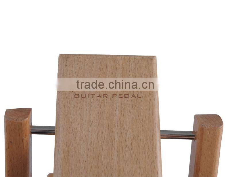 Wood classical guitar pedal