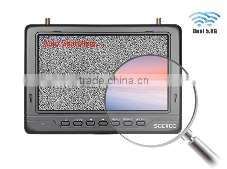 7 inch rc receiver lcd monitor video audio input 32ch 5.8g wireless professional drone