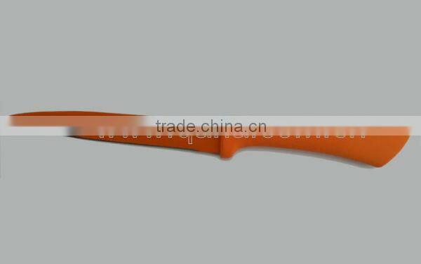 6pcs Nonstick kitchen Knife/Color acrylic stand kitchen Knife Set