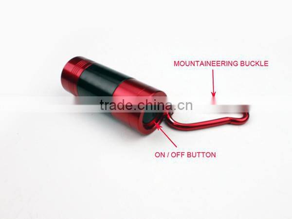 2 in 1 LED Multi- Function Telescopic Mini Aluminum Flashight