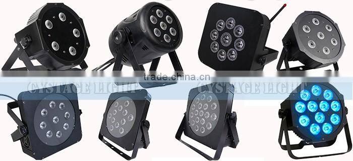 Disco Wash Led Mini Flat Par Lights 7X10W RGBW Led Par Light For Stage