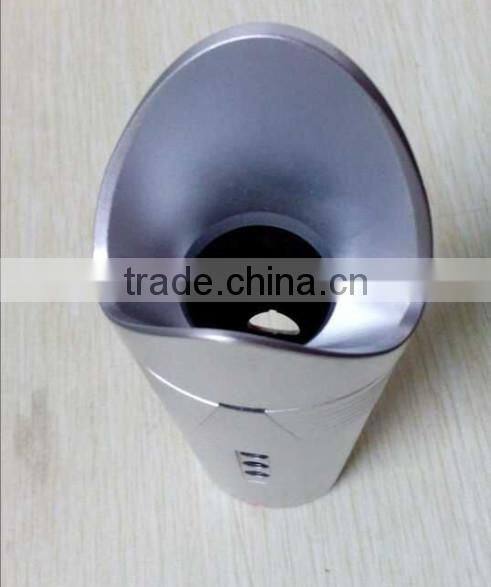 silver plated plastic injection moulding& flashlight's plastic injection shell