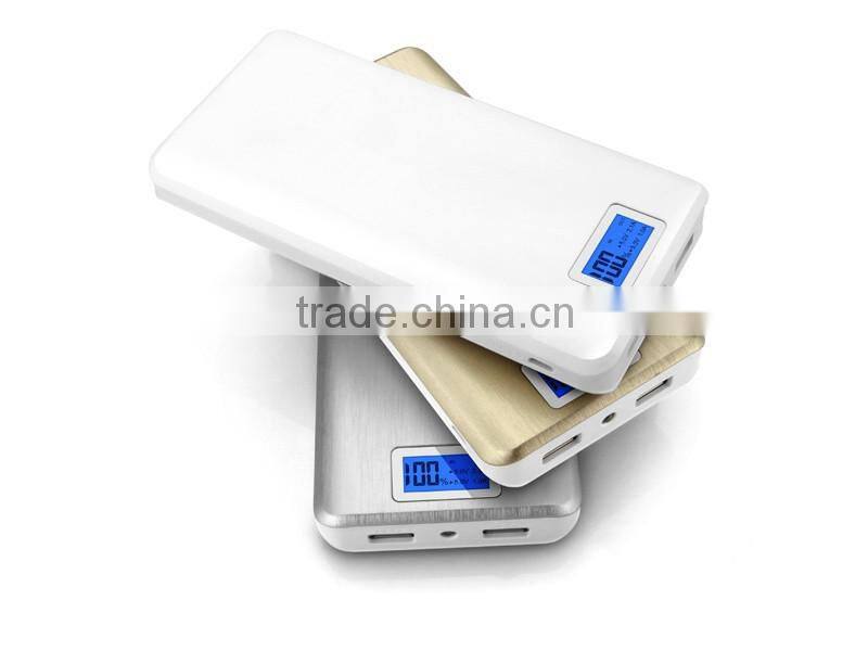 fashion high quality design power bank 20000mah new mobile phone charger from shenzhen