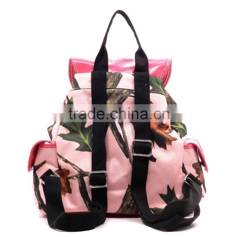 2016 china supplier american army camouflage canvas custom high quality military backpack