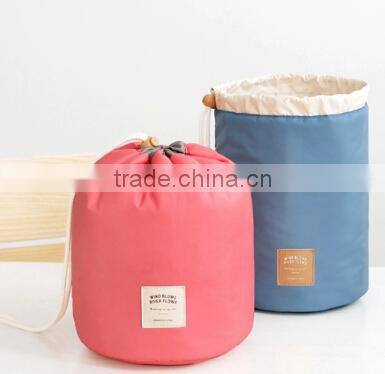 Nylon make up cosmetic drawstring bag