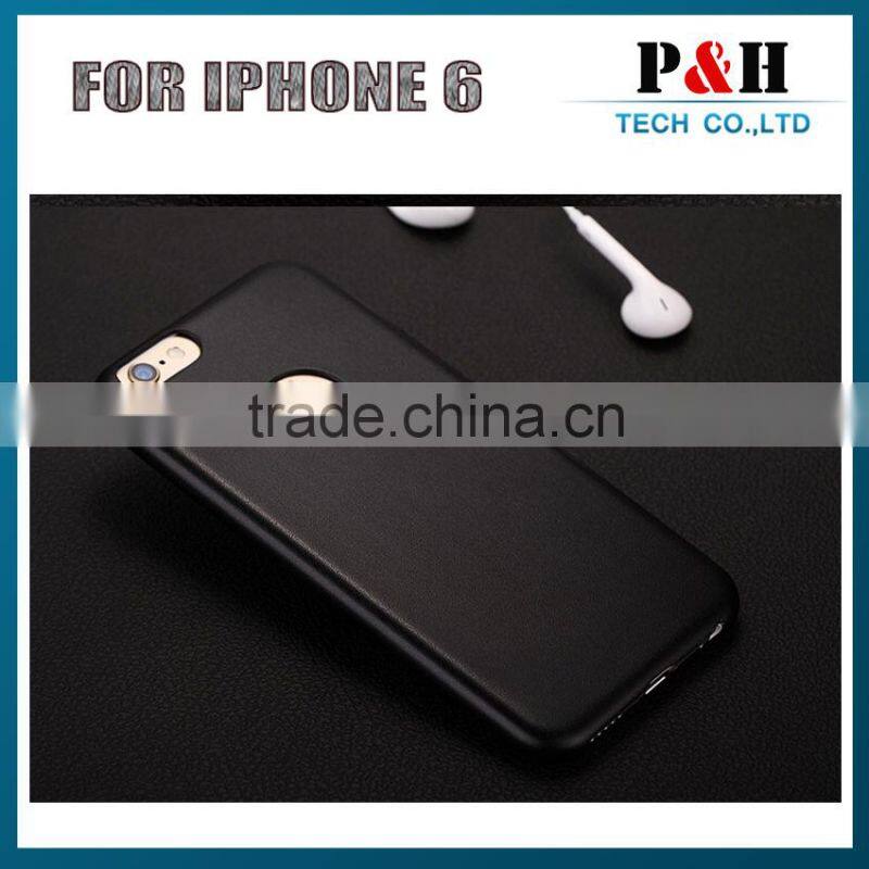 2015 new for apple iphone 6 pu leather case 4.7" 5.5" cover soft for iphone 6 back cover
