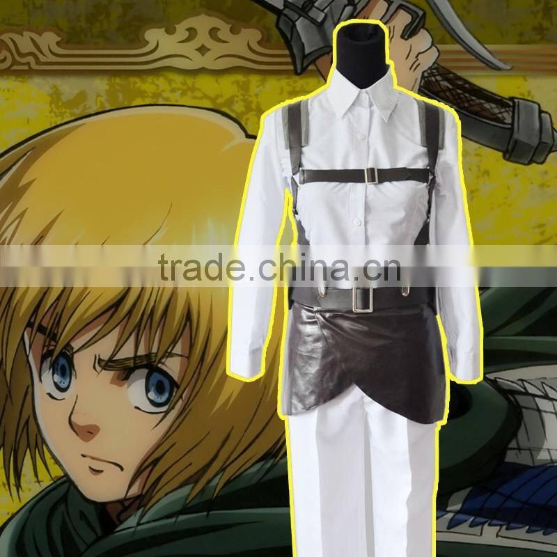 halloween carnival cosplay Armin Arlart anime costume for adult