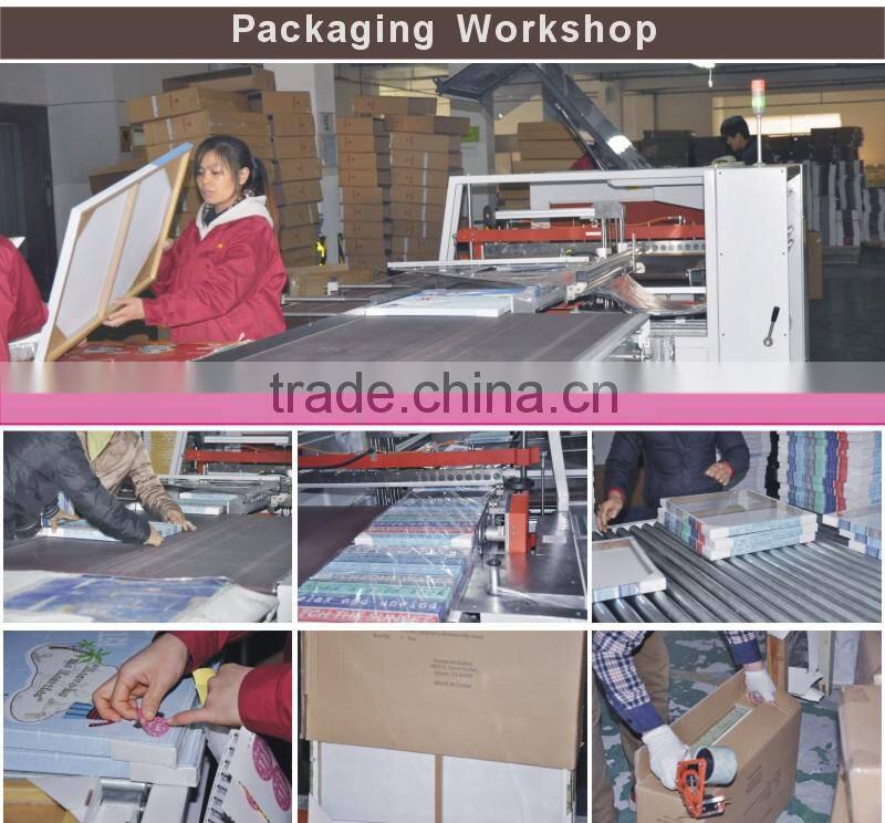 Christmas tree LED canvas oil painting,canvas picture with LED,art canvas pictures