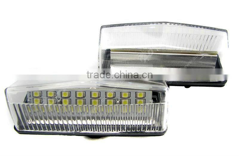 Canbus super white license plate lamp for Toyota for Prius with E4 certification