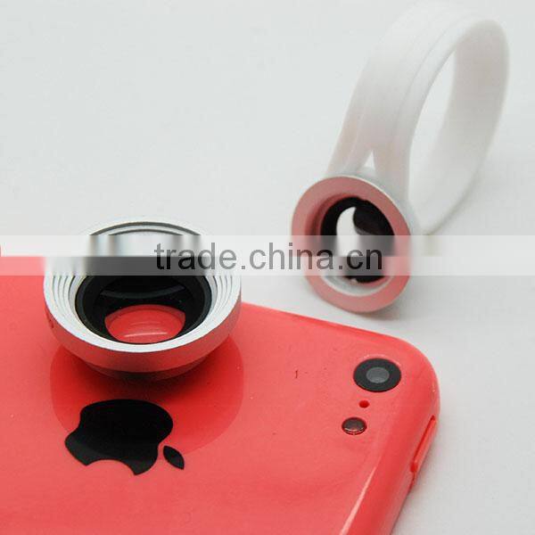 Universal Circle Clip 0.67x wide angle macro lens For samsung note3 for smartphone