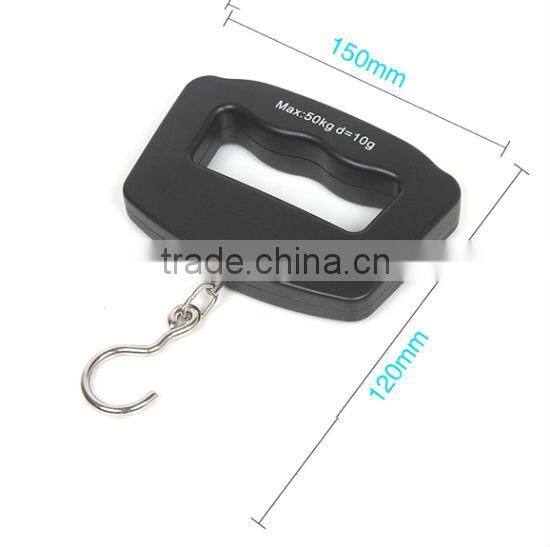 LCD Digital Luggage Scales for suitcase,travel,shopping,gift sale with Blue LED backlight