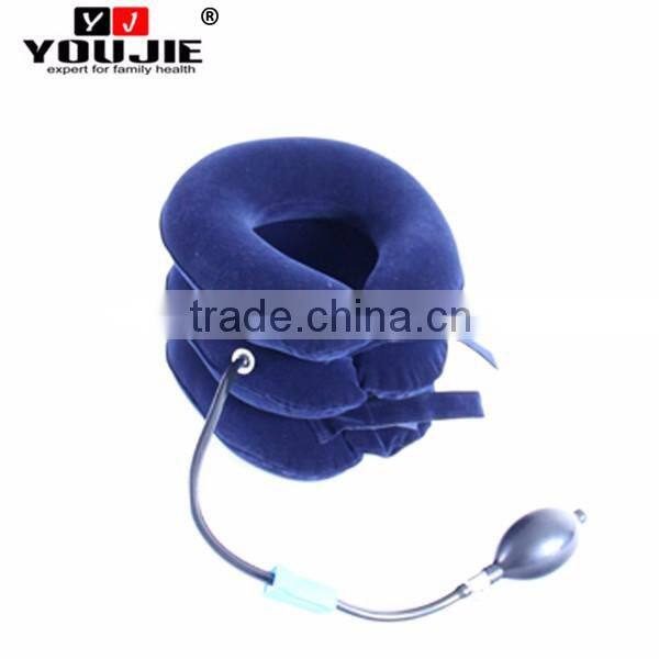 China supplier flannel medical PVC adjustable cervical neck traction device