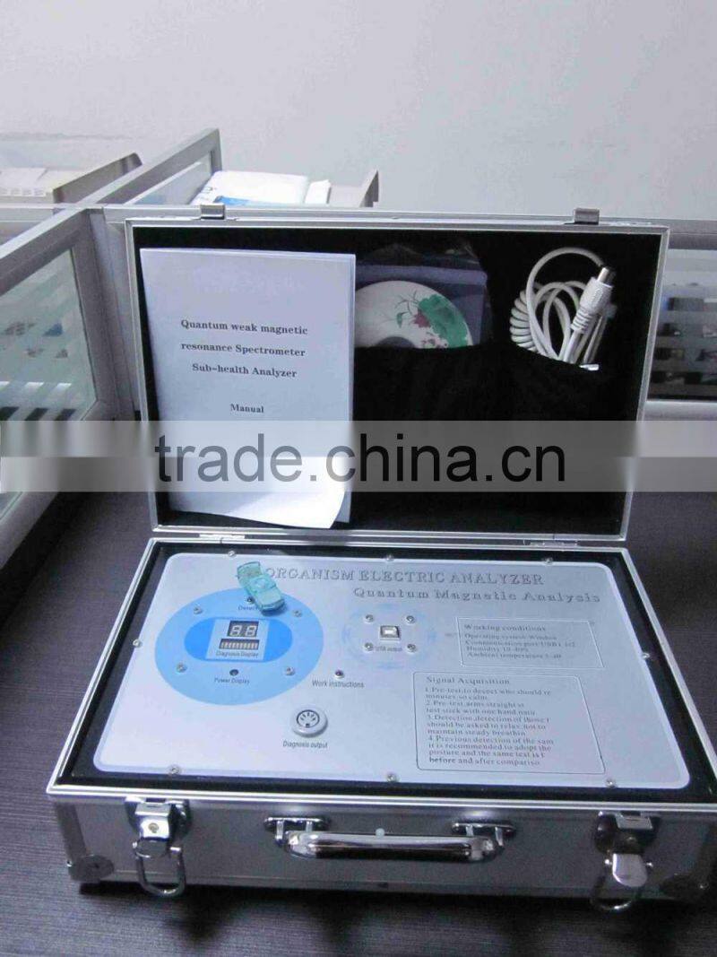 Portable quantum health resonance magnetic analyzer with CE approval