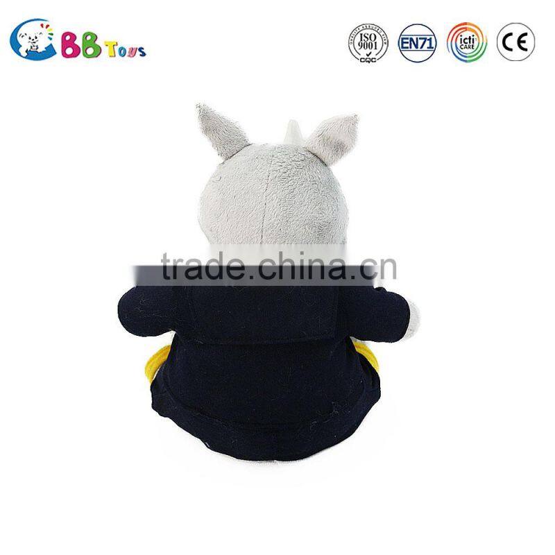 2015 Best Selling Hot Quality Funny Plush Cow Toy
