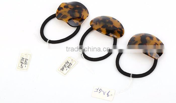 Kids plastic hair tie acetate hair scrunchie elastic hair rubber band