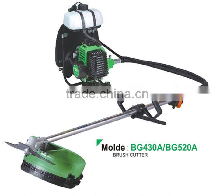 High quality hot selling Backpack Gasoline Brush Cutter 42.7/51.7cc ,1E40F-5/1E44F-5 grass trimmer