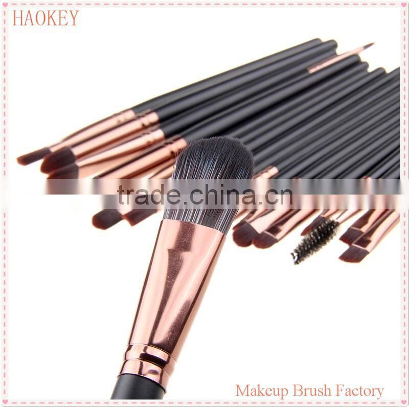 Wholesale 20 Pcs Pro Makeup Set Powder Foundation Eyeshadow Eyeliner Lip Cosmetic Brushes