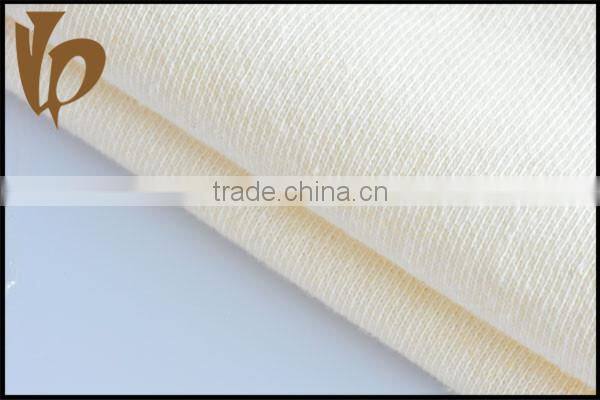 2016 hot sweater fabric knit linen fabric with white color