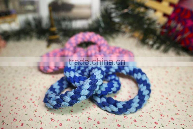 Three rings dog rope toy