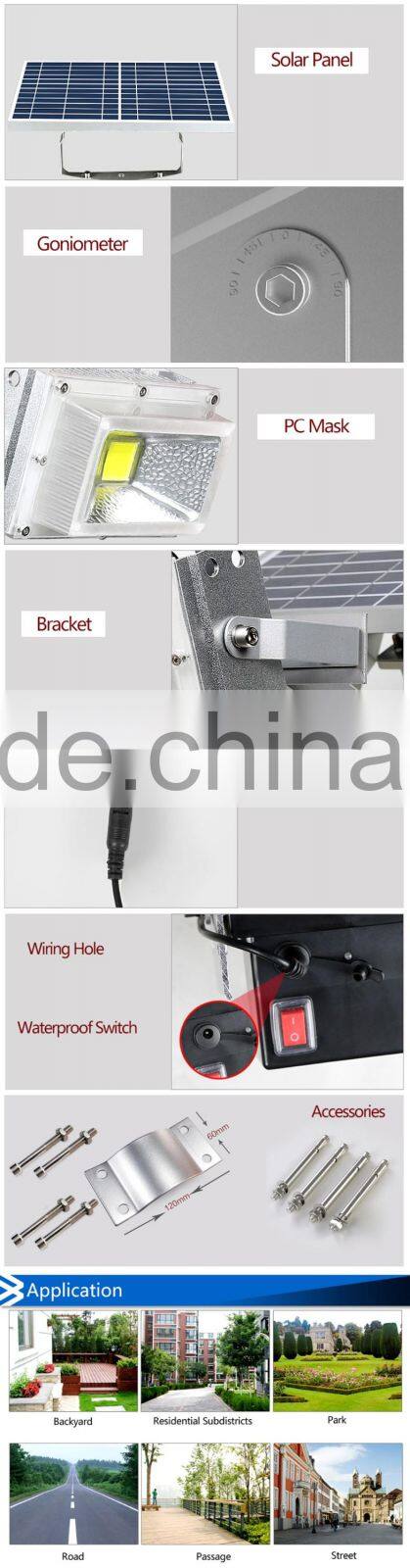 Outdoor Waterproof IP65 10W 15W Time Mcirowave Sensor Control LED Solar Street Lamp