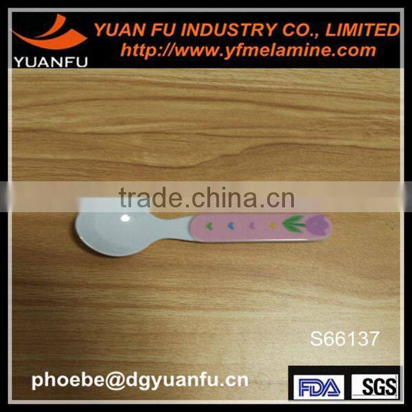 Cute design kids melamine plastic fork