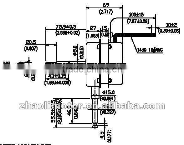 Brushless motor Dc motor with gearbox:12/24v,1200rpm,35dB,50000hours life Dc motor for stand fan, oscilating fan