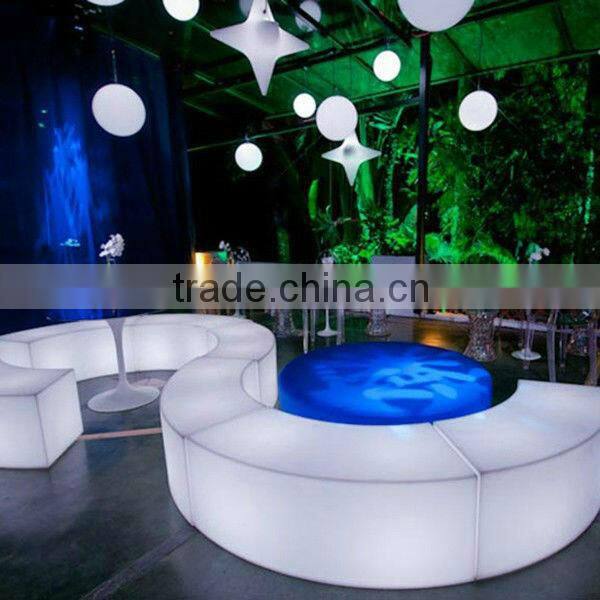 LED glow stool/remote control led bar stool