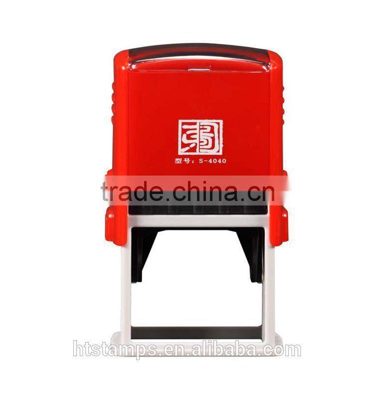 custom cheap price Plastic size:40X40mm facotry direct selling stamp