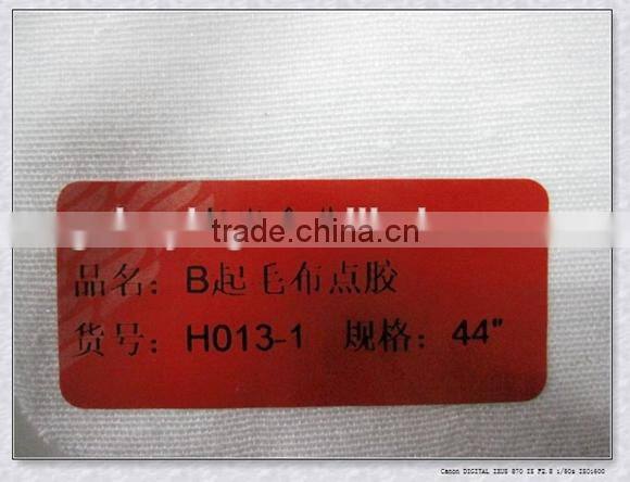 Needle punch nonwoven fabric for shoes lining, cotton fabric