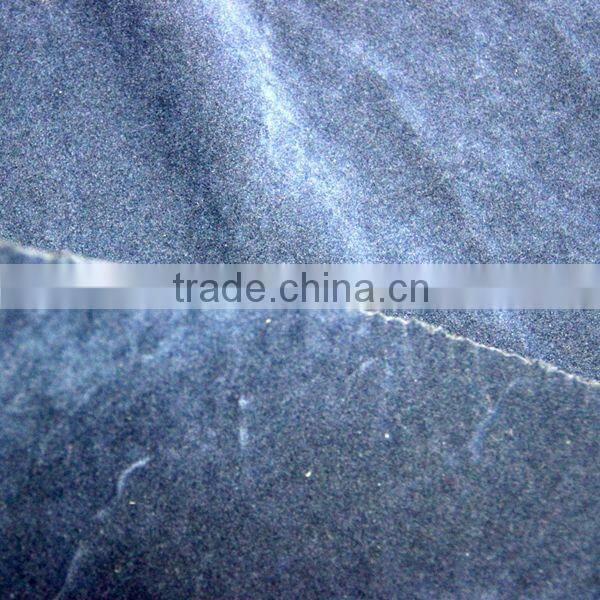 Two side artificial suede materials with soft hand feeling for ladies shoes and women's handbags usage