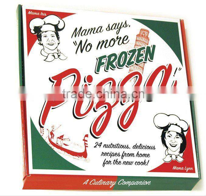 custom eco friendly italian white pizza box/high quality and reasonable price pizza box